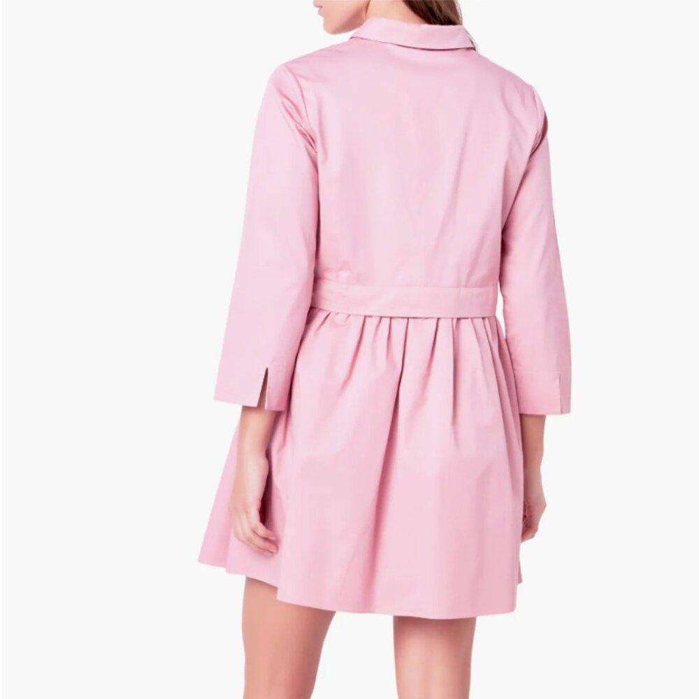English Factory Shirt Dress Dusty Rose
